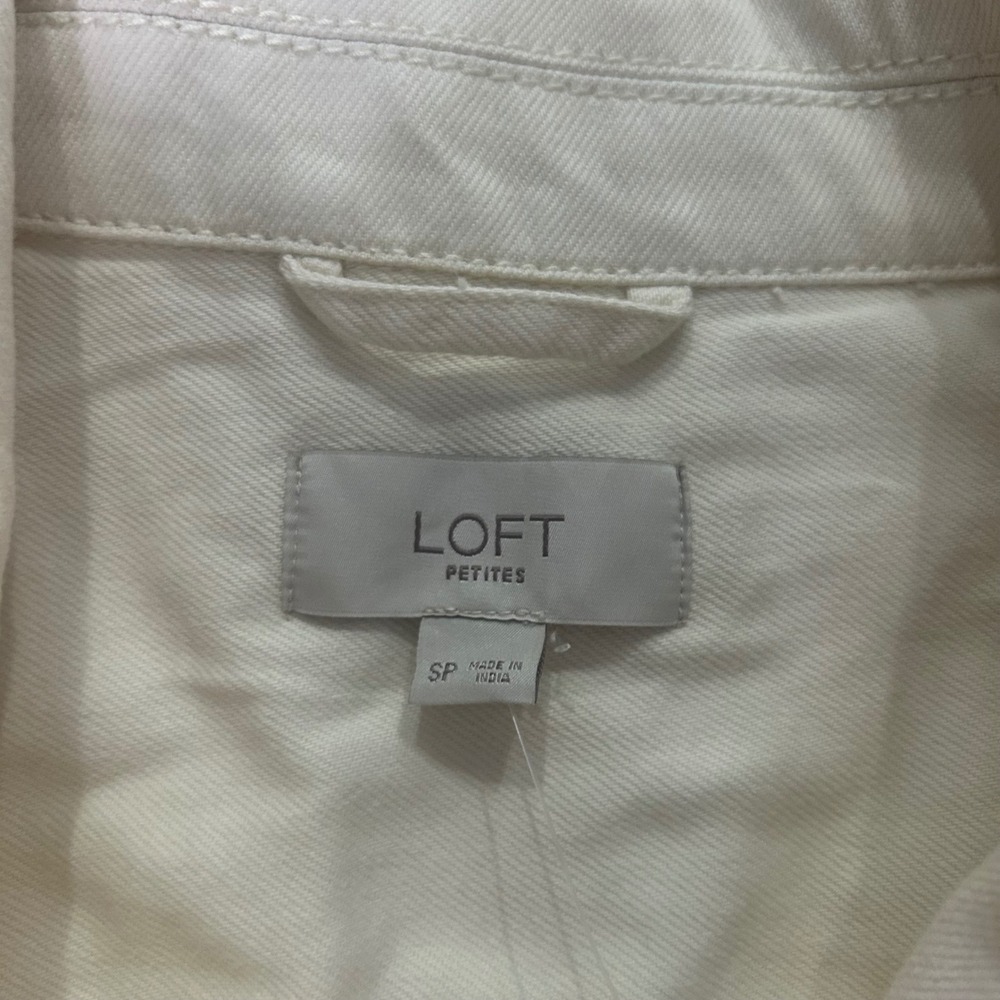 LOFT Utility Jacket Lightweight‎ Button Down Coll… - image 5